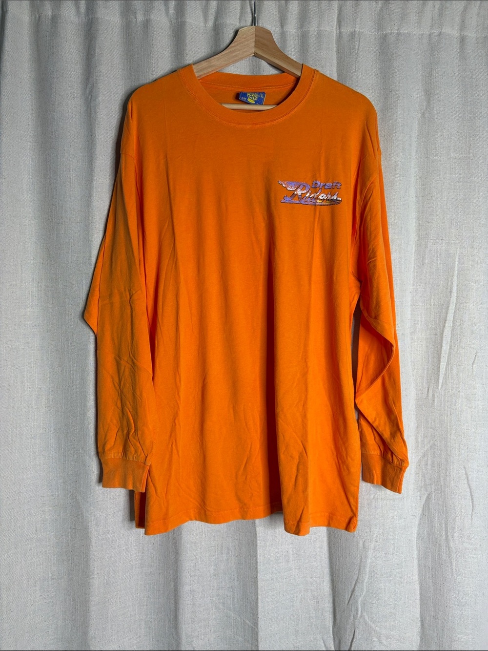 Urban Outfitters Orange Long Sleeve Graphic Tee